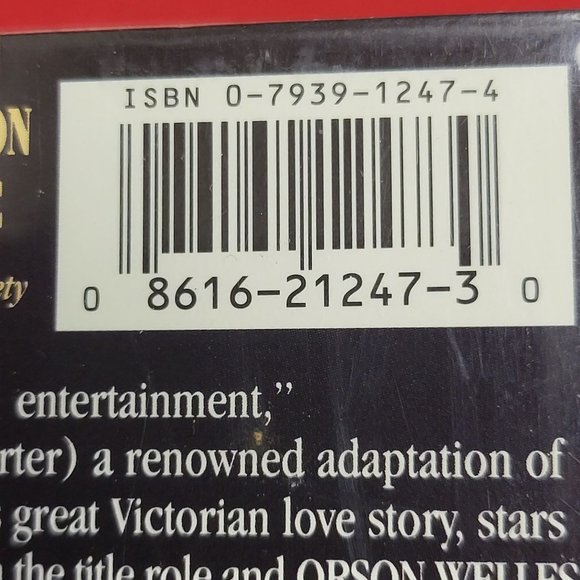 Jane Eyre 1993 VHS New Sealed Studio 20th Century Fox Classic - Picture 8 of 8